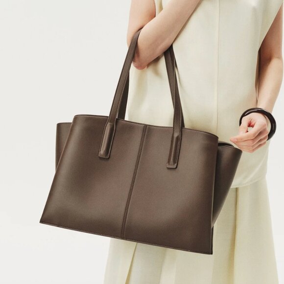 FRĒJA NYC Paloma Tote | Espresso Leather - Picture 7 of 7